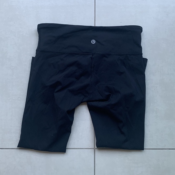 Lululemon Wunder Under Crop Black 6 - Picture 6 of 7